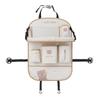 Almohadilla protectora creativa, multifuncional, antisuciedad y resistente al desgaste, con bonito diseño de oso y conejo, bolsa de almacenamiento para el respaldo de la silla del coche y la mesa del comedor.