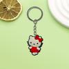 Llavero creativo de la serie Hello Kitty de AliExpress. Pequeño regalo. Llavero de coche de moda.