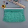 Acessórios Coloridos Personalizados com Franjas Criptografadas Renda para Barba Artesanato de Poliéster Roupas de Dança Latina Processamento e Atacado
