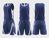 Conjunto Básico de Treinamento de Basquete Estilo Americano para Venda por Atacado Rápida, Camiseta e Shorts Respiráveis de Secagem Rápida, Uniforme de Competição Esportiva de Verão