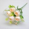 Decoración de Rosas Pared de Flores para Boda Flores de Seda Artificiales Venta al por Mayor Rosa Bodas Flores Artificiales Yiwu Ramo para Uso en Bodas