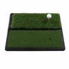 Golf Plegable Multifuncional Alfombra de Cuentas Alfombra Doble de Pasto para Golpear Alfombra Multifuncional para Práctica de Swing y Cutting Stick