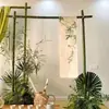 Suporte de Bambu Suporte de Bambu Suporte de Bambu para Casamento Estilo Nacional Haste de Bambu Suporte de Boas-Vindas Suporte de Bambu Estilo Antigo Haste de Bambu Shamel Fundo de Casamento