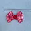 Lindo y Fresco Cuadros Lazo de Cuadros Coloridos Pajarita a Cuadros Accesorio para el Cabello Decoración DIY para Zapatos, Sombrero, Calcetines, Funda de Teléfono