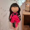 Boneca Espanhola de Batata Mia 24cm Boneca 30cm Menina Feita à Mão DIY Waldorf com Roupas Trocáveis