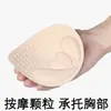 Coreia do Sul Almofada Extra Grossa para Peito Peito Plano Especial 4cm Peito Pequeno Sutiã Push-up Faixa Costas Bonitas Substituição de Peito Almofada para Roupa Íntima