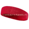 Diadema deportiva para hombres y mujeres, de algodón puro, para actividades al aire libre transfronterizas, diadema de toalla, banda para el sudor, venta al por mayor directa de fábrica