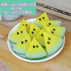 Modelo de Bloque de Fruta Simulada Fresa Plátano Manzana Mango Pitahaya Cubitos Partículas de Kiwi Amarillo Adornos Accesorios de Comida y Juego