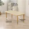 Conjunto de Mesa e Cadeiras Infantis Madeira Maciça Altura Ajustável Mesa Lua Aprendizado de Bebê Mesa Arco Crescente Mesa Semicircular para Jardim de Infância Espessada