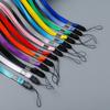 Cordão para Crachá de Identificação de PVC com Gancho de Plástico Cordão para Crachá de Trabalho Cordão para Crachá de Exposição Escolar Etiqueta de Nome com Logotipo Personalizável 1cm