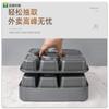 Caja Desechable para Comida Rápida con Múltiples Compartimentos, Caja para Empaque de Comida para Llevar, Imprimible, Cierre Seguro, Sellada, Lonchera Compartimentada, Grado Alimenticio