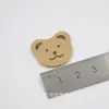 Microfibra gamuza sintética repujada etiqueta de cuero suave oso nube cara sonriente Hecho a mano etiqueta Hecho a mano abrigo y sombrero para niños accesorios