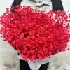 Flores Eternas en Tonos Rojos, Decoraciones de Año Nuevo, Kits de Material para Ramos, Decoración para el Hogar con Ambiente, Arreglos de Boda, Accesorios de Fuegos Artificiales y Decoraciones de Conjunto
