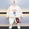 Ropa Infantil Conjunto de Sudadera de Dibujos Animados para Niño Ropa Casual Estilosa con Estampado para Bebé Celebridad de Internet Infantil Conjunto de Dos Piezas para Primavera y Otoño