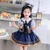 Bonito coelho policial lolita acessórios desenho animado bordado boneca adulta alfinete de cabelo feminino boneca broche