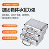 Caja de Herramientas de Aleación de Aluminio en Stock, Caja de Aluminio Multifuncional para el Hogar, Equipo de Ferretería, Caja para Instrumentos y Drones, Caja de Almacenamiento Portátil