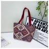 Estilo étnico especial outono e inverno bolso de pano de grande capacidade estilo chinês bolsa de ombro feminina bolsa simples versátil