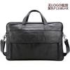 Maletín de Cuero Genuino para Viajes de Negocios para Hombres, Bolso para Portátil de 16 pulgadas, Piel de Vaca de Primera Capa, Bolso Cruzado para Viajes de Negocios