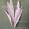 Hojas de Nido de Pájaro de 6 Hojas para Decoración de Boda, Follaje Artificial para Arreglo de Salón de Bodas, Plantas Verdes para Decoración del Hogar, Flores Artificiales para Techo Alto