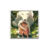 Insignias de la Serie Chica del Bosque y Lobo Blanco, Merchandising de Anime, Ropa Creativa de Nicho, Accesorios para Bolsas al por Mayor