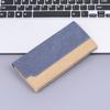 Cartera de lona para hombre, tarjetero para hombre, cartera para hombre, tela vaquera suave, bolso para traje de hombre, tarjetero para 12 tarjetas