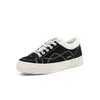 Zapatos de lona planos negros ZHR para mujer, novedad otoño 2026 estilo coreano casual versátiles de caña baja zapatillas deportivas