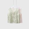 Chaleco Twist Jacquard Satén de Seda para Mujer con Tirantes Verano Ropa Exterior Seda de Morera Estilo Francés Suave Top Chaleco de Verano