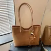 Bolso de hombro cruzado, nuevo modelo para mujer 2026, bolso tote versátil casual retro de gran capacidad a la moda para el día a día