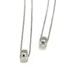 Coco Collar de Perlas Doradas con Patrón de Diamantes Simple y Sofisticado Transmisión en Vivo Nueva Versión de Gama Alta Artesanía de Precisión CNC Cadena de Clavícula de Nicho