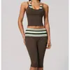 [Em Estoque] Calças Capri Transfronteiriças para Corrida ao Ar Livre, Fitness, Yoga, Shorts Esportivos de Bolinhas com Cintura Dobrável Escovada