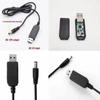 Línea elevadora de energía USB 5V a DC9 V/12V línea convertidora elevadora con cabezal 8DC línea de transferencia multifunción