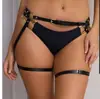 STD Sala de Herramientas para Travestismo Diversión Acacia Ropa Interior de Cuero para Mujer Pantalones Cortos Coqueteo SM Atadura Sexo Adulto
