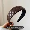 Faixa de cabeça antiderrapante para lavar o rosto, faixa de cabeça para o topo do crânio, acessório de cabelo feminino de luxo leve de alta qualidade, novo estilo primavera/verão 2026