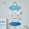 Letra sinal fonte transfronteiriça mar listagem vento mediterrâneo sinal de trânsito placa suspensa decoração de fundo placa de porta para casa