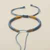 Cuerdas de Mano Trenzadas Productos Semi-Terminados, Cuerda Trenzada Hecha a Mano Accesorios para Joyería DIY, Cuentas, Cinabrio, Oro, Pulsera de Cuerda Roja Al Por Mayor