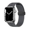 Adecuado para Apple 10 S10 Hebilla Magnética Metálica Ranura Correa de Silicona para Reloj Huawei Gt6 Samsung 18 20 22 Pulsera