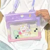 Bolsa à Prova d'Água para Celular Compatível com Tela Sensível ao Toque Grande Capacidade Bolsa Selada com Airbag Transparente para Flutuação, Natação, Snorkel Bolsa à Prova d'Água Transversal