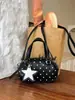 Bolsa transversal fofa de bolinhas mais vendida no exterior para mulheres, nova bolsa de mão estilo coreano 2026, bolsa bowling, bolsa de ombro de nicho para mulheres