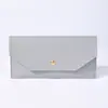 Carteira Porta-Cartões Simples Unissex Clutch Longo Porta-Moedas Portátil Carteira para Óculos e Notas