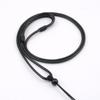 Collar de Cuerda Colgante Negro Ajustable de Cuerda de Cuero Collar de Cuerda Cristal Oro Jade Colgante Lanyard Pulseras para Hombre y Mujer