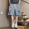 Shorts de Trabajo de Marca de Moda para Hombre, Estilo Delgado de Verano 2026 Nuevo Modelo, Shorts Deportivos Versátiles para Exteriores, Shorts Casuales de Cinco Puntos al por Mayor