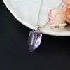 Botella de Cristal Morado, Botella de Cabello Fetal, Botella de Perfume con Aceite Esencial Incrustada de Diamantes, Collar, Tapa Retorcida, Botella Recargable, Colgante, Regalo de Cumpleaños