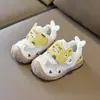 Sapatos de Verão para Bebês e Crianças Pequenas, Sapatos Anti-Chute para Meninos e Meninas, Sapatos de Malha Respirável para Bebês, Sapatos para Crianças Pequenas, Sapatos Fofos de Desenho Animado