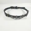 Nuevo collar de cadena para clavícula de cuerda de cuero con estrella de cinco puntas punk retro de metal, collar de alta calidad, accesorios versátiles, venta al por mayor