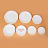 Plato de papel desechable plato de pastel personalizado plato de fiesta barbacoa plato de cena de papel redondo blanco al por mayor plato hecho a mano diy