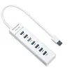 USB3.0HUB um-para-quatro hub de alta velocidade extensor usb computador usb splitter expande 4 portas e 7 portas
