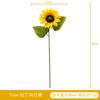 Ramo de girasol individual artificial accesorios de decoración suave para el hogar rural decoración floral arreglo floral de girasol para boda flor falsa