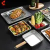 Assadeira Antiaderente de Aço Inoxidável 304 com Padrão de Escama, Bandeja para Forno de Pizza, Bandeja para Cozinhar no Vapor, Bandeja para Churrasco, Bandeja Drenante Estilo Japonês