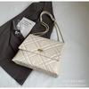 Bolso Pequeño de Cadena Estilo Chanel para Mujer 2026 Nueva Moda Bolso de Textura para el Trabajo Bolso Cruzado Casual Acolchado para Hombro para Mujer