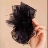 Pinza para el pelo de plumas súper de hada para mujer 2026 Nueva pinza de alta gama para el pelo pinza de tiburón para la parte posterior de la cabeza accesorio para el cabello con un sentido de sofisticación